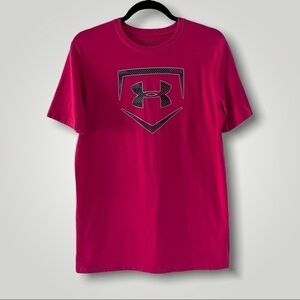 Under Armour Heatgear Printed Red T-Shirt - Youth​​​​​​​​​​​​​​​​​​​​​​​​​​​​